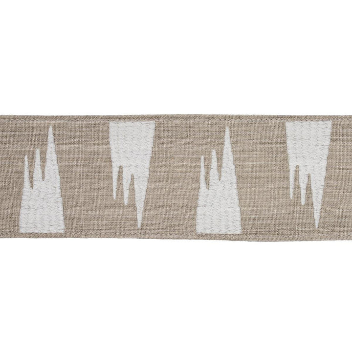 Tutsi Taupe 81780 by Schumacher Designer Trim David Kaihoi 2.75" - Swanky Fabrics -