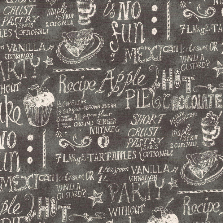 Easy As Pie Graphite 679130 by Waverly Fabric - 100% COTTON USA 51000 Horizontal: 9 and Vertical: 18 54 - Fabric Carolina -