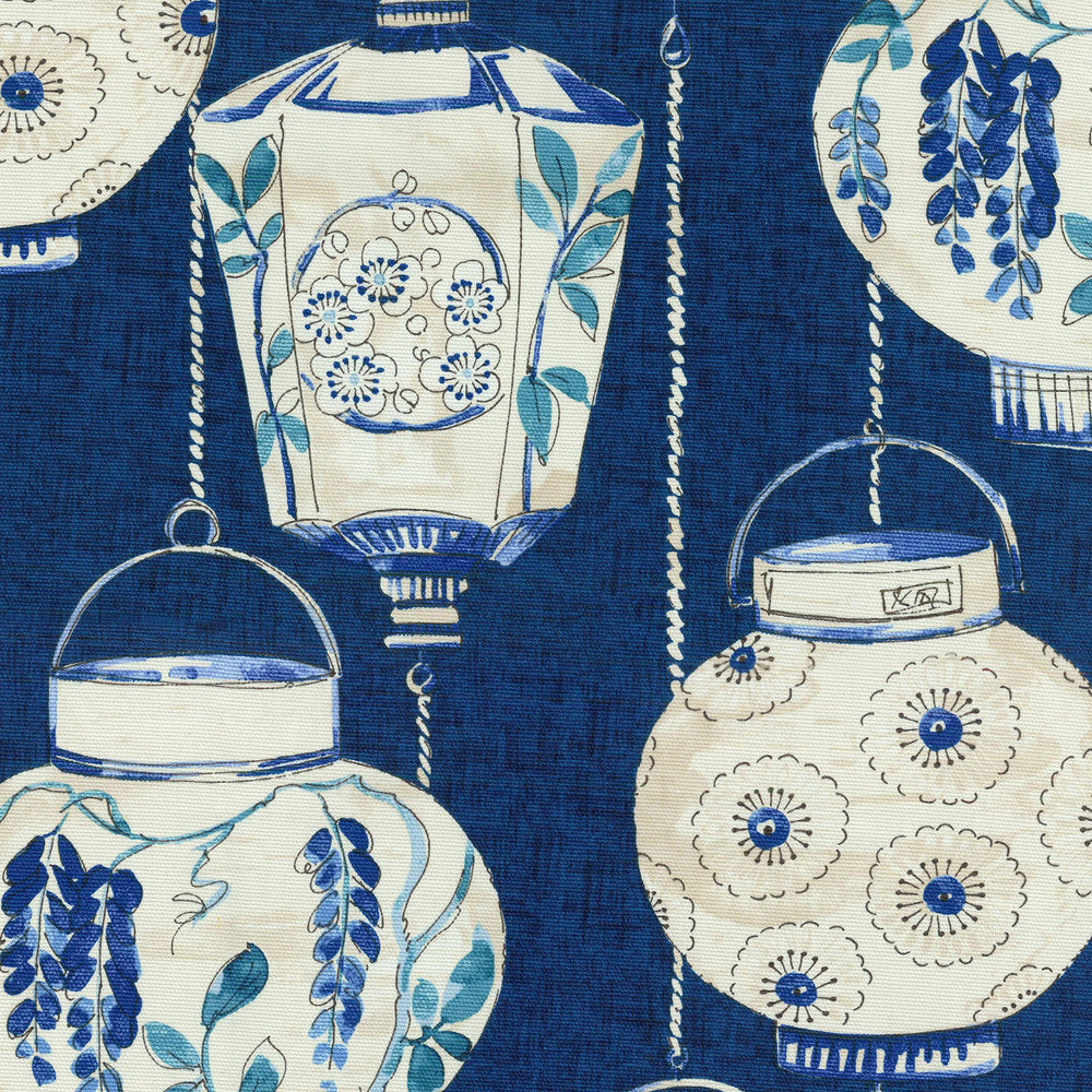 Illuminata Lapis 679140 by Waverly Fabric - 100% COTTON PERU 24000 Horizontal: 13.5 and Vertical: 25.25 54 - Fabric Carolina -