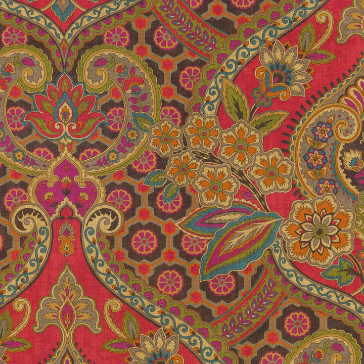 Moonlit Shadows C Lacquer 679151 by Waverly Fabric GARDEN AFTER DARK 100% Cotton PERU Wyzenbeek 42,000 Horizontal: 13.50" and Vertical: 27.00" 54" - Fabric Carolina -