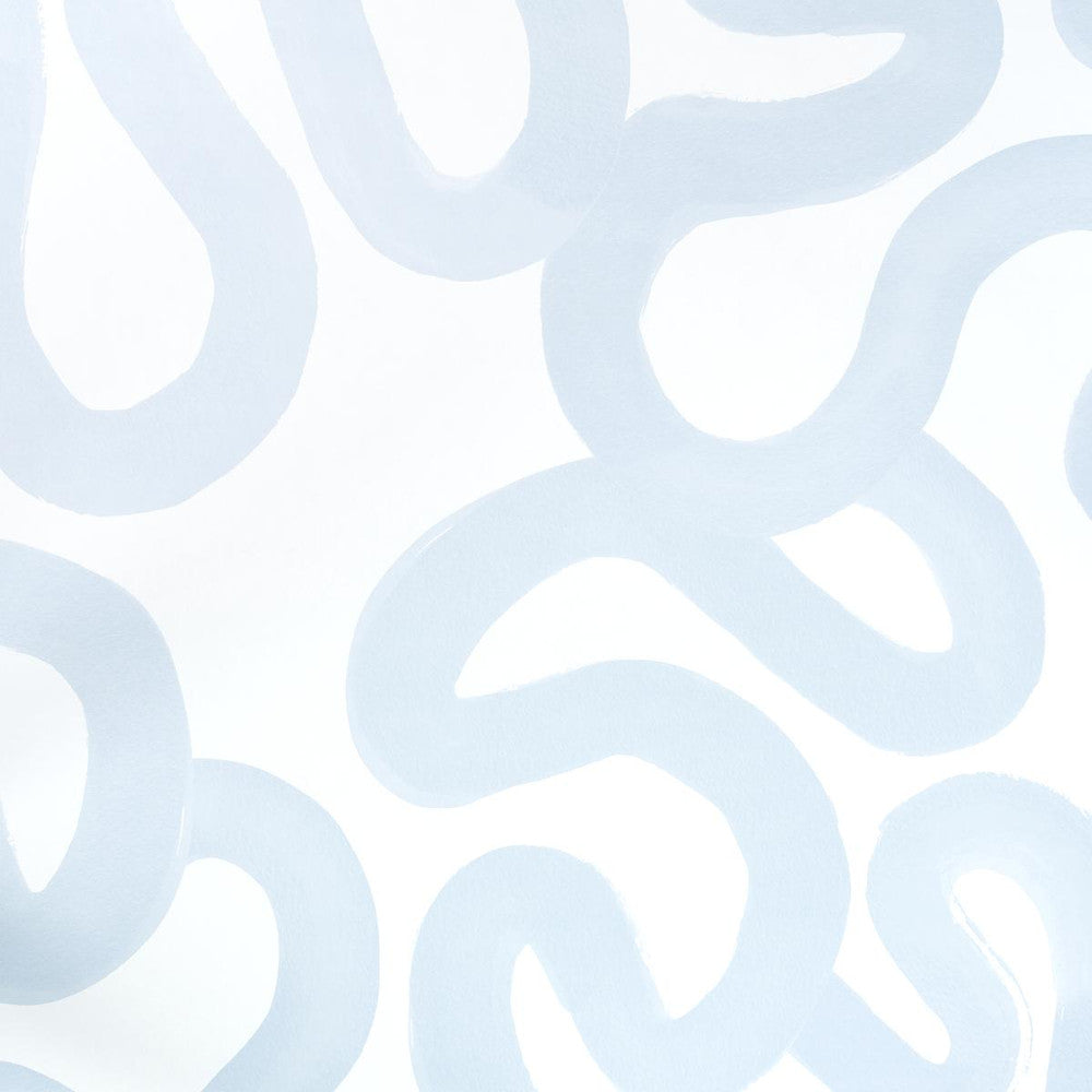 Trace Sea 5013991 by Schumacher Wallpaper Hadiya Williams 54.0" - Fabric Carolina -