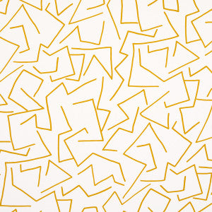 Tangent Ochre 5014000 by Schumacher Wallpaper