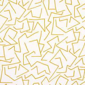 Tangent Ochre 5014000 by Schumacher Wallpaper