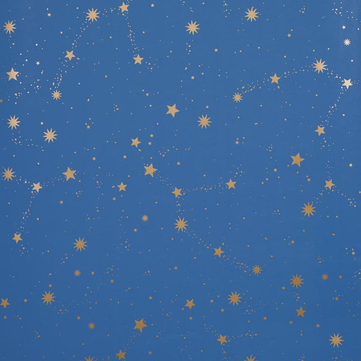 Scattered Stars Night 5014141 by Schumacher Designer Wallpaper Marie-Chantal 13.5" - Swanky Fabrics -