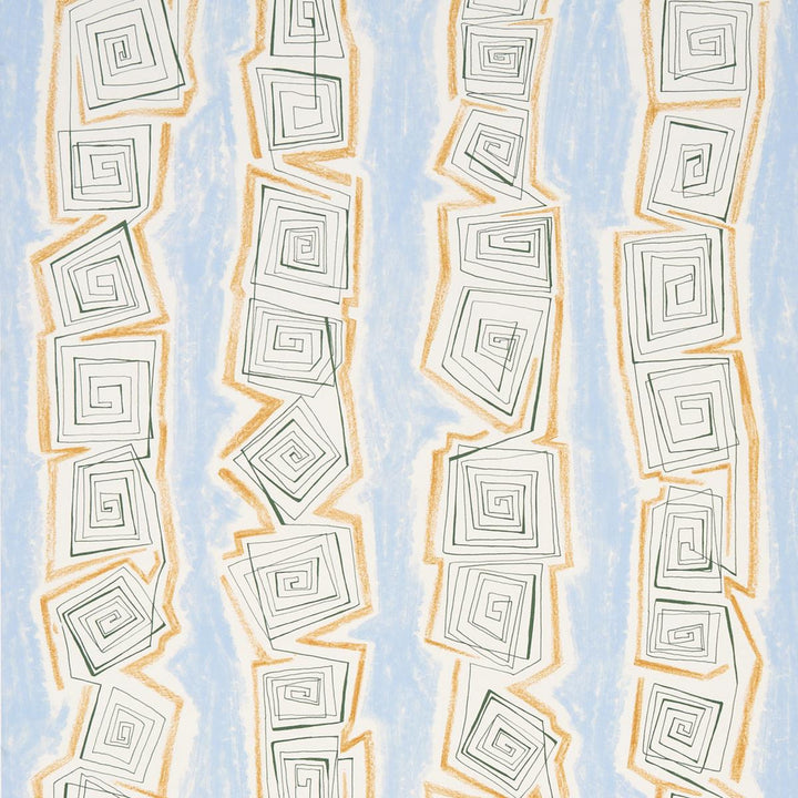 Taboo Sky 5014211 by Schumacher Wallpaper Backdrop 27.0" - Fabric Carolina -