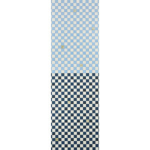 Gambit Panel Sky & Deep Navy 5014261 by Schumacher Wallpaper