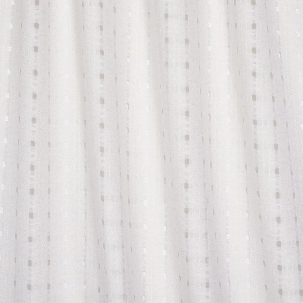 Henri Wool Mohair Sheer Ivory 81950 by Schumacher Designer Fabric Patterson Flynn 1.75" - Swanky Fabrics -