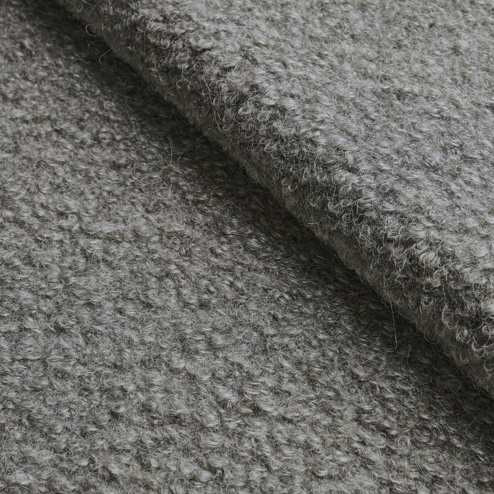 Teddy Wool Boucl Grey 82061 by Schumacher Fabric Patterson Flynn - Fabric Carolina -