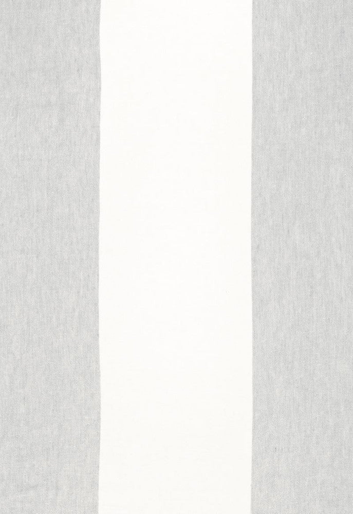 Vista Linen Stripe Fog 67942 by Schumacher Fabric Essentials-Sheers-Casements 100% Linen - Horizontal: 22 and Vertical: - 120 - Fabric Carolina -