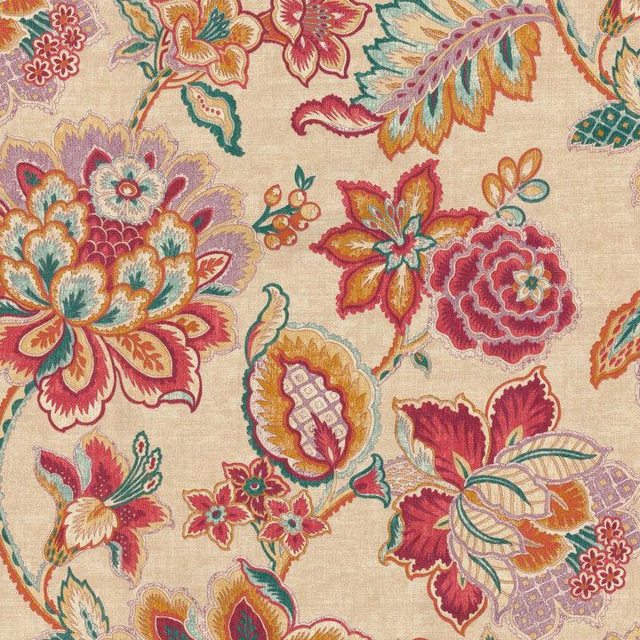 Sri Lankan Rose Masala 679460 by Waverly Fabric - 100% COTTON PERU 42000 Horizontal: 13.5 and Vertical: 27 54 - Fabric Carolina -