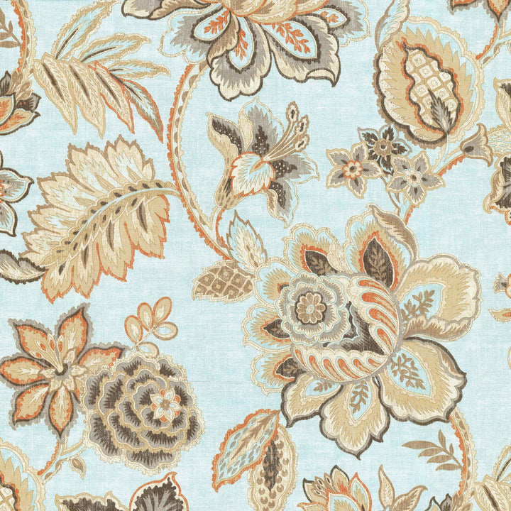 Sri Lankan Rose Monsoon 679461 by Waverly Fabric ALL THE RAJ 100% Cotton PERU Wyzenbeek 42,000 Horizontal: 13.50" and Vertical: 27.00" 54" - Fabric Carolina -