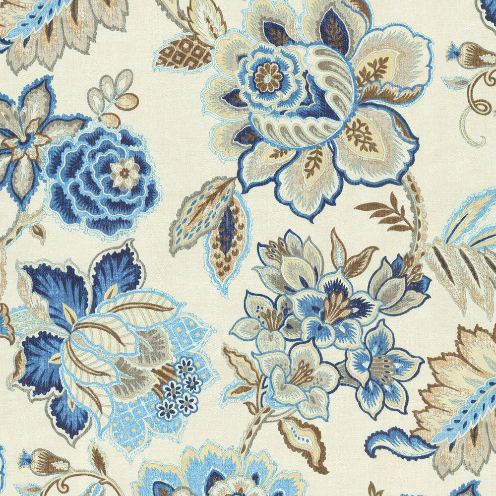 Sri Lankan Rose Luna 679462 by Waverly Fabric ALL THE RAJ 100% Cotton PERU Wyzenbeek 42,000 Horizontal: 13.50" and Vertical: 27.00" 54" - Fabric Carolina -