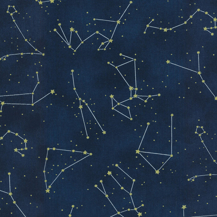 It'S A Sign Night 679470 by Waverly Fabric - 100% COTTON USA 51000 Horizontal: 13.5 and Vertical: 18 54 - Fabric Carolina -