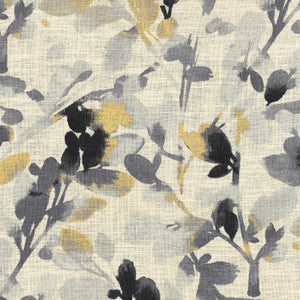 Leaf Storm Graphite 679480 by Waverly Fabric