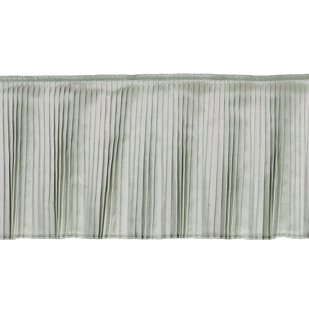Botticelli Silk Ruffle Mineral 81791 by Schumacher Trim Miles Redd 0.15" - Fabric Carolina -