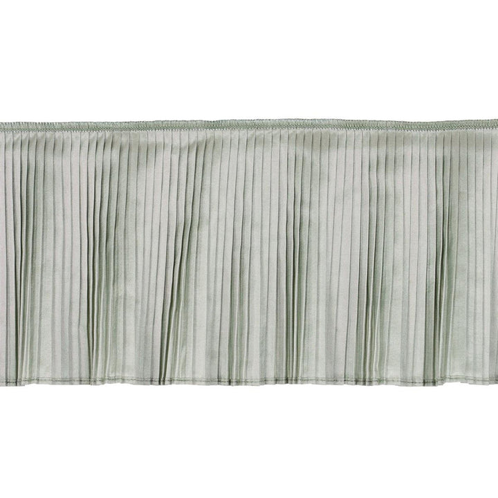 Botticelli Silk Ruffle Mineral 81791 by Schumacher Trim Miles Redd 0.15" - Fabric Carolina -