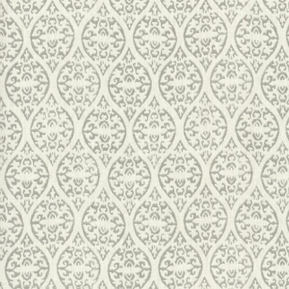 Ulla Platinum 679552 by Waverly Fabric - 100% COTTON USA 51000 Horizontal: 6.75 and Vertical: 8.5 54 - Fabric Carolina -