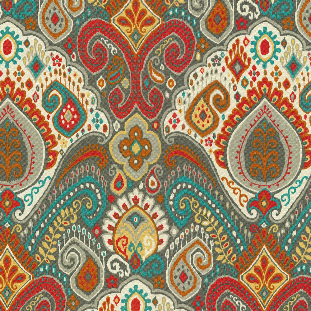 Sns Boho Passge Fiesta 679580 by Waverly Fabric JUNE'16 OUTDOOR 100% SPUN POLY U.S.A. Wyzenbeek 51,000 6.75" H 27.00" V 54" - Fabric Carolina -