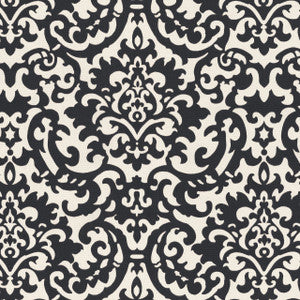 DUNCAN Ebony 679613 by Waverly Sun N Shade Fabric