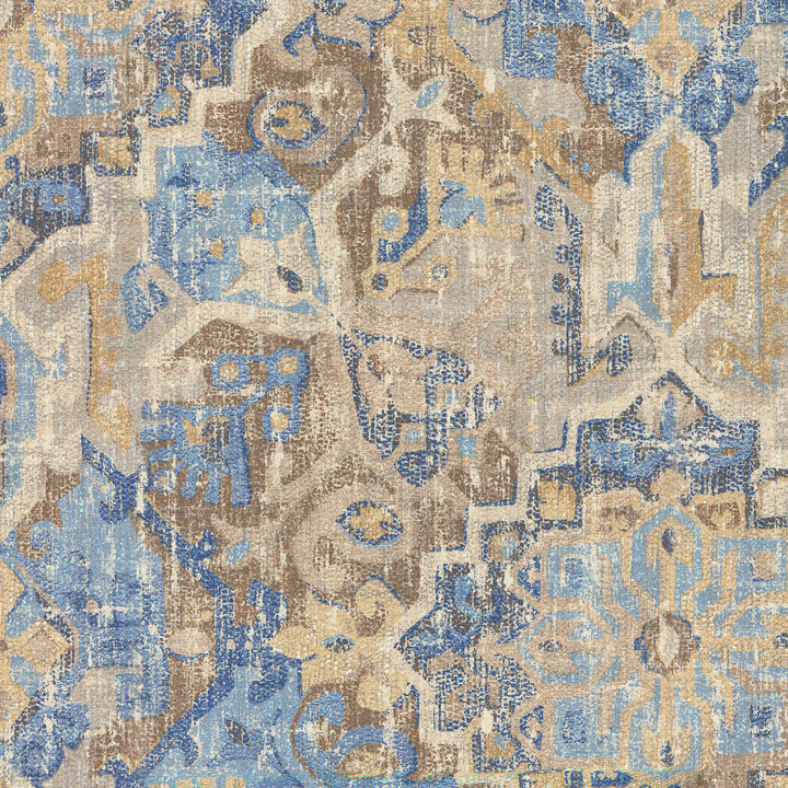Pradesh Palace Luna 679642 by Waverly Fabric - 100% COTTON PERU 42000 Horizontal: 13.5 and Vertical: 27 54 - Fabric Carolina -