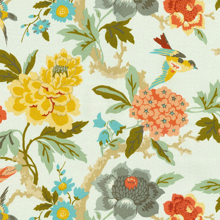 Sns Candid Moment Melon 679831 by Waverly Fabric SUN N SHADE DECEMBER '16 100% Spun Polyester U.S.A. Wyzenbeek 51,000 Horizontal: 27.00" and Vertical: 18.00" 54" - Fabric Carolina -
