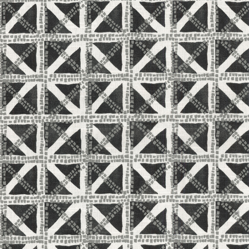 Squared Away Charcoal 679880 by Waverly Fabric - 100% COTTON USA 15000 Horizontal: 4.5 and Vertical: 8.4 54 - Fabric Carolina -