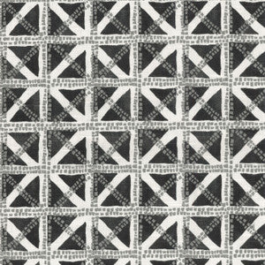 Squared Away Charcoal 679880 by Waverly Fabric