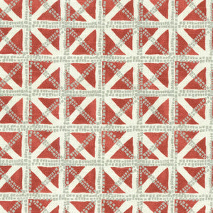 Squared Away S Coral 679882 by Waverly Fabric