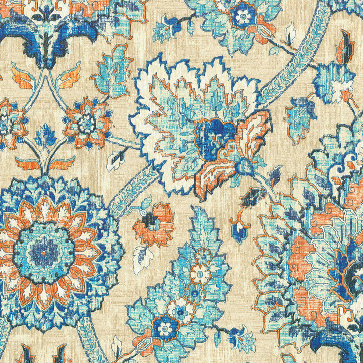 Sns Castleford Capri 679911 by Waverly Fabric SUN N SHADE DECEMBER '16 U.S.A. Wyzenbeek 51,000 13.50" H 27.00" V 54" - Fabric Carolina -