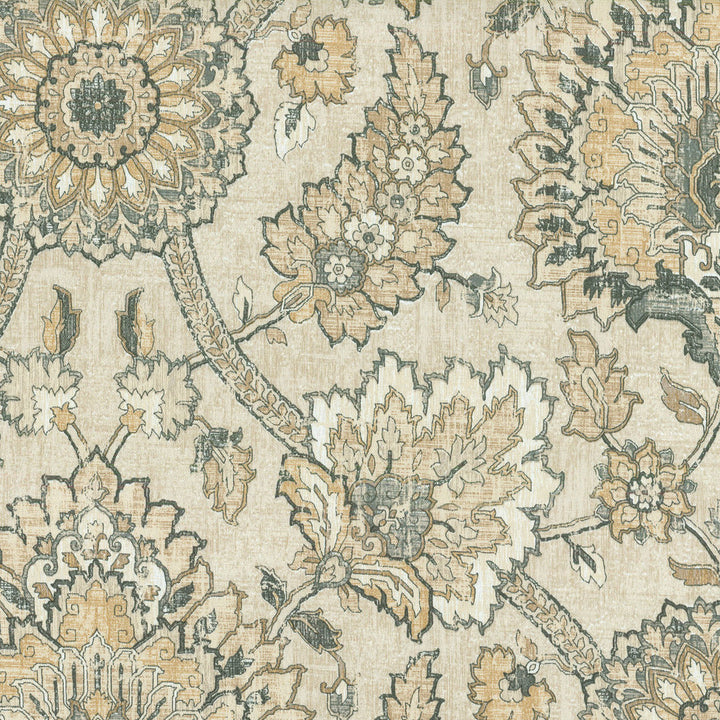 Sns Castleford Sterling 679912 by Waverly Fabric Waverly 100% Spun Polyester U.S.A. Abrasion Standard: General Use Horizontal: 13.5 and Vertical: 27 54" - Fabric Carolina -