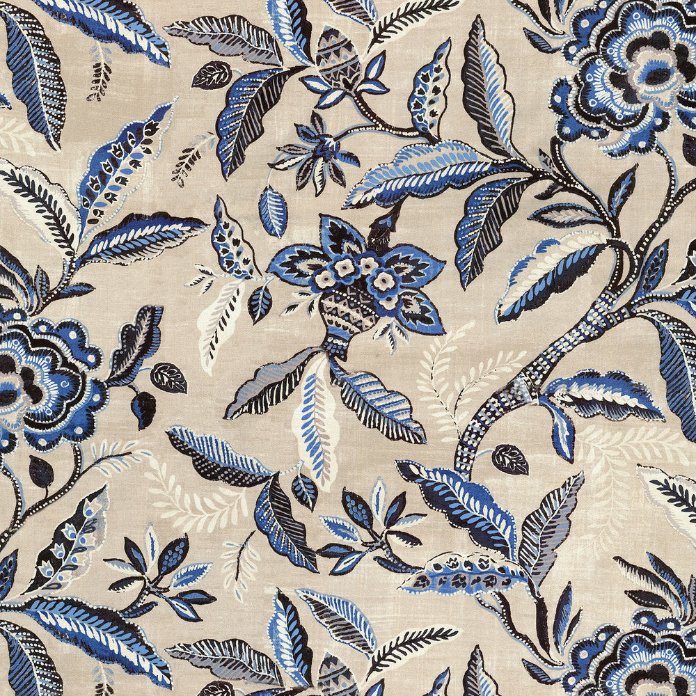 Key Of Life Indigo 679940 by Waverly Fabric - 100% COTTON Pakistan 42000 Horizontal: 27 and Vertical: 27 54 - Fabric Carolina -