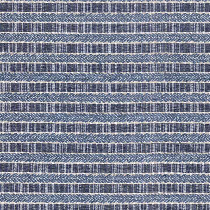 Admiral Stripe Baltic 680100 by Waverly Fabric - 89% POLYESTER 11% RAYON China 48000 Horizontal: 1.13 and Vertical: 2.38 54 - Fabric Carolina -