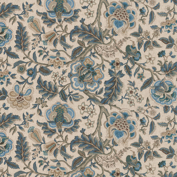 Imperial Dress/Har Azure 680110 by Waverly Fabric - 89% COTTON 11% RAYON USA 15000 Horizontal: 27 and Vertical: 18 54 - Fabric Carolina -