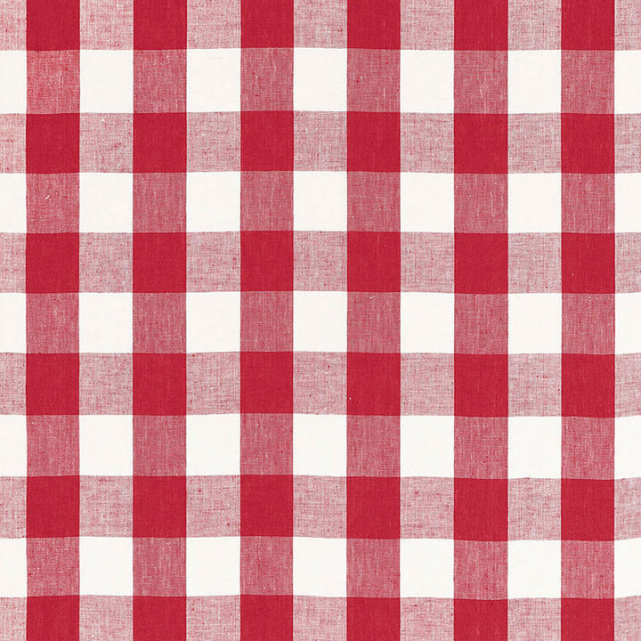 Key West Check Cherry 68011 by Schumacher Fabric CALYPSO PLAIDS & CHECKS See Sample INDIA MEDIUM DUTY </p><p>Repeat: Horizontal: 4 1/8" (10CM) and Vertical: 4 1/8" (10CM) 54" WIDE (137CM) - Fabric Carolina -