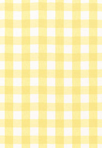Key West Check Sunflower 68013 by Schumacher Fabric