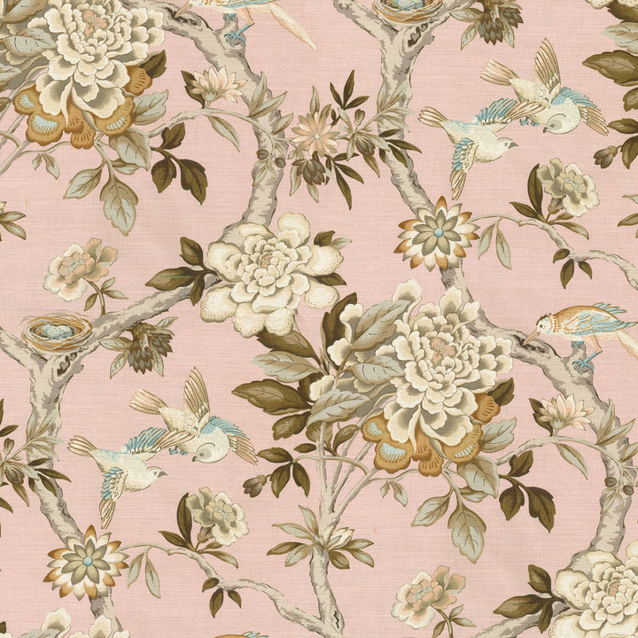 Mudan Blush 680140 by Waverly Fabric - 100% Cotton Digital Print PERU 18000 Horizontal: 27 and Vertical: 13.5 54 - Fabric Carolina -