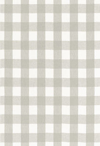 Key West Check Zinc 68018 by Schumacher Fabric