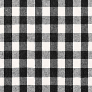 Key West Check Jet 68019 by Schumacher Fabric