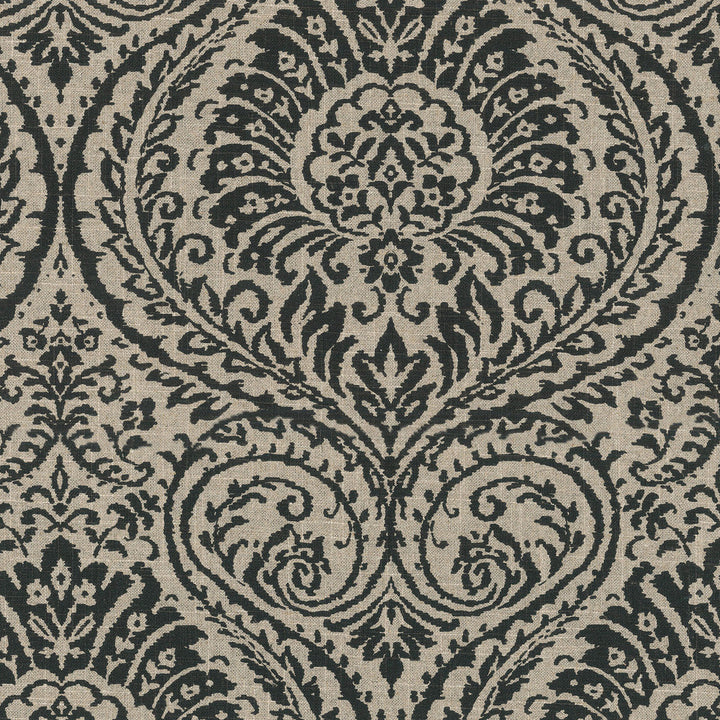 High Note Ink 680221 by Waverly Fabric IT'S ONLY NATURAL 55% Linen 45% Rayon CHINA Wyzenbeek 24,000 Horizontal: 6.75" and Vertical: 25.25" 54" - Fabric Carolina -
