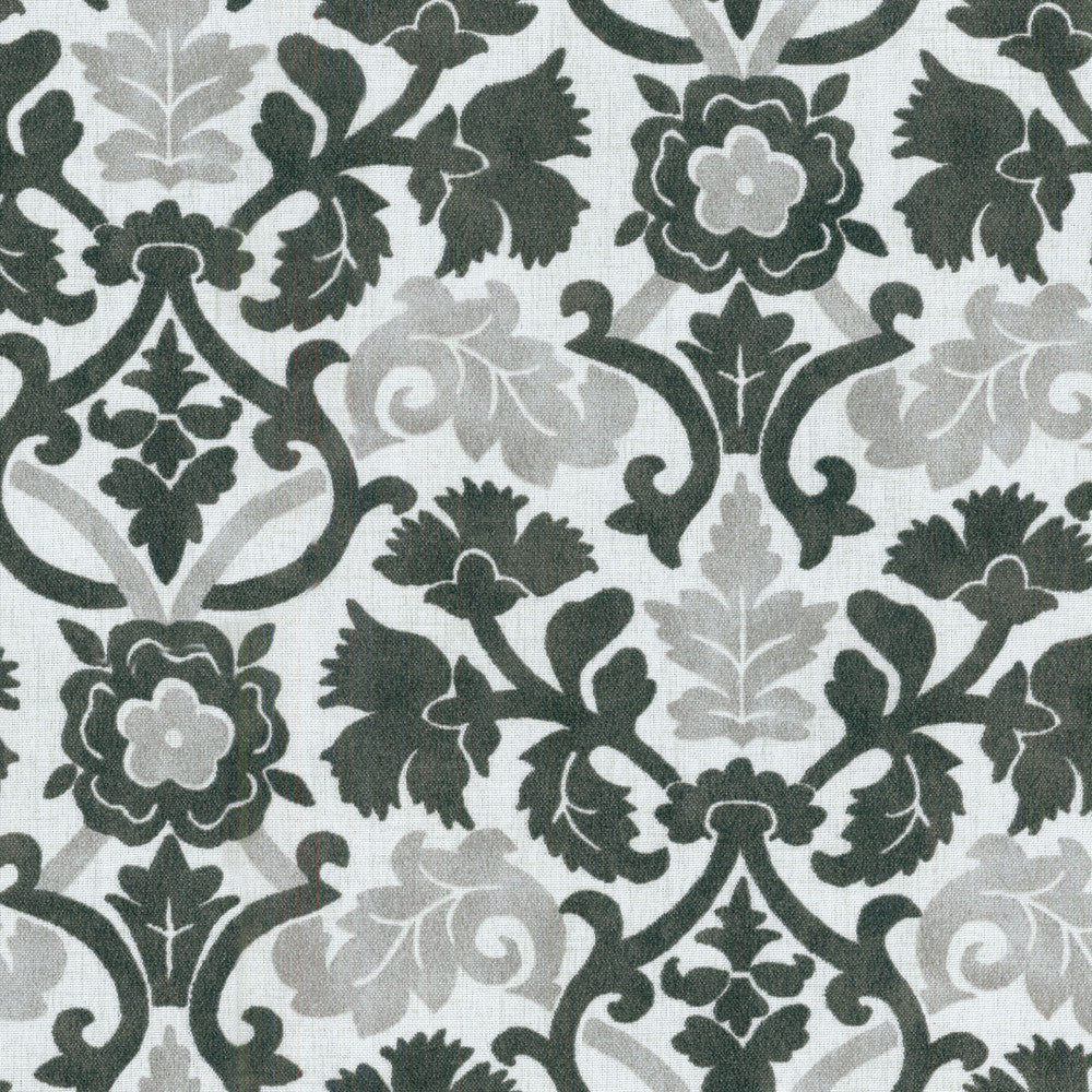Sns Anika Onyx 680311 by Waverly Fabric - 100% Spun Polyester U.S.A. 51000 Horizontal: 6.75 and Vertical: 13.5 54 - Fabric Carolina -