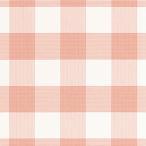 Antigua Plaid Orange 68033 by Schumacher Fabric