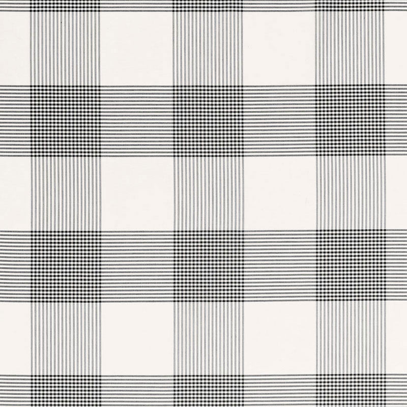 Antigua Plaid Jet 68035 by Schumacher Designer Fabric CALYPSO PLAIDS & CHECKS COTTON 100% INDIA MARTINDALE 5,000 </p><p>Repeat: Horizontal: 8 7/8" (23CM) and Vertical: 8 7/8" (23CM) 53.5 - Swanky Fabrics -