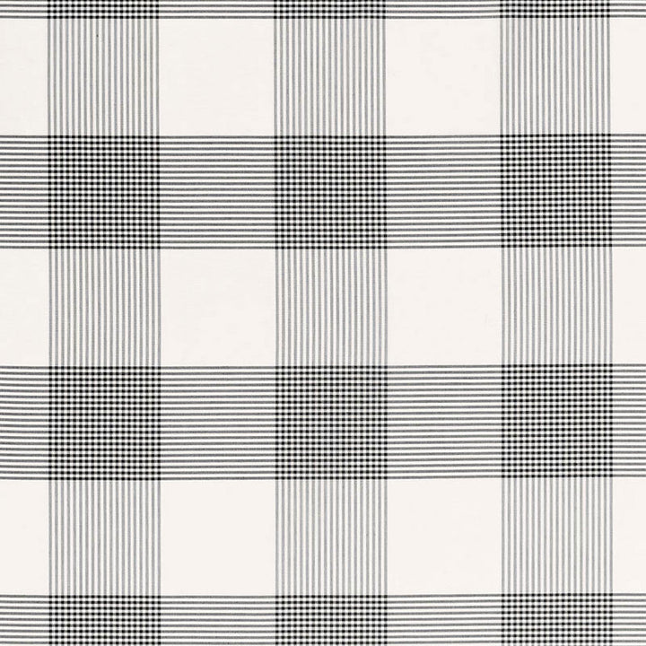 Antigua Plaid Jet 68035 by Schumacher Fabric Schumacher Fabric Antigua Plaid Jet 68035Fabric COTTON 100% INDIA </p><p>Repeat: H: HORZ. 8 7/8" (23CM) , V: VERT. 8 7/8" (23CM) 53.5 - Fabric Carolina -