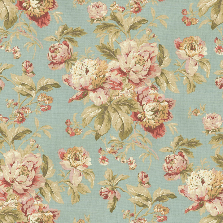 FLEURETTA MIST 680380 by Waverly Fabric - 67% RAYON 33% POLYESTER USA 51000 Horizontal: 25.25 and Vertical: 13.5 54 - Fabric Carolina -
