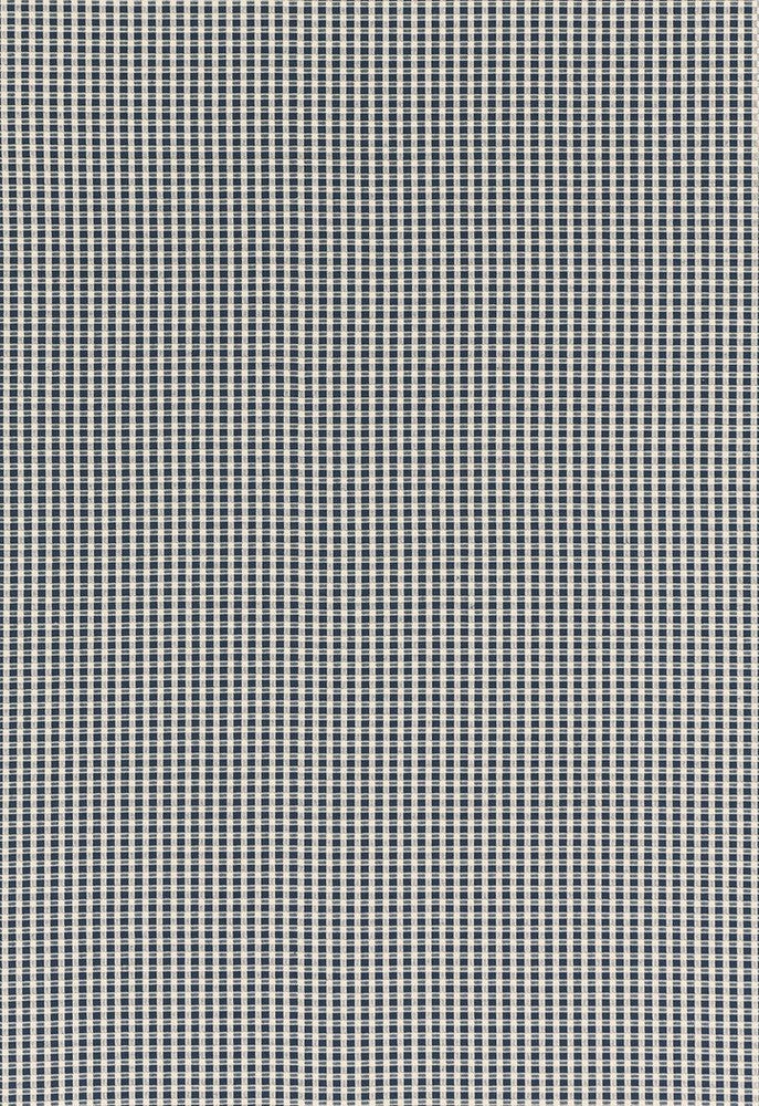 Aruba Check Navy 68040 by Schumacher Fabric Calypso 100% Cotton Martindale 26,000 Horizontal: 3/8- and Vertical: 3/8- 53 - Fabric Carolina -