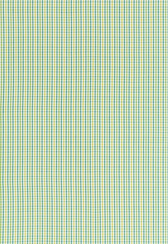 Bahama Check Lagoon 68050 by Schumacher Fabric Calypso 100% Cotton Martindale 10,000 Horizontal: 1.375 and Vertical: 1.375 54.25 - Fabric Carolina -