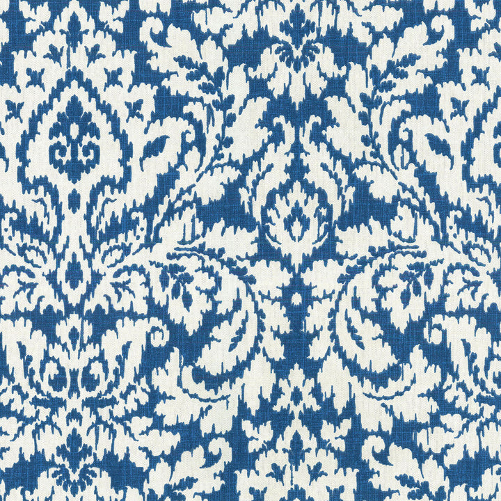 Dashing Damask Bluejay 680580 by Waverly Fabric PRINTWORKS 100% Cotton U.S.A. Wyzenbeek 51,000 Horizontal: 13.50" and Vertical: 25.25" 54" - Fabric Carolina -