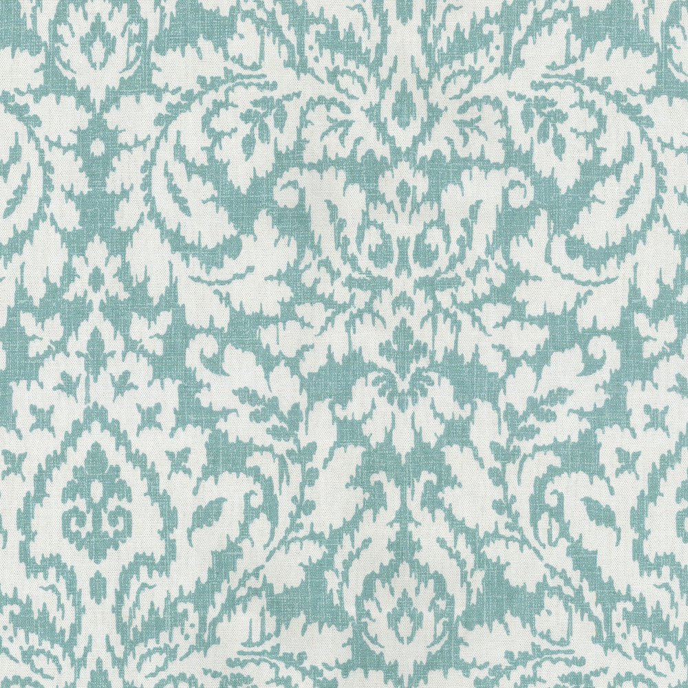 Dashing Damask Seaspray 680584 by Waverly Fabric - 100% COTTON USA 51000 Horizontal: 13.5 and Vertical: 25.25 54 - Fabric Carolina -