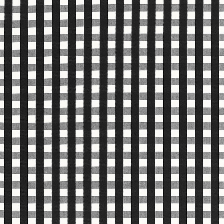 Bermuda Check Jet 68063 by Schumacher Fabric CALYPSO PLAIDS & CHECKS See Sample INDIA MEDIUM DUTY </p><p>Repeat: Horizontal: 1 3/4" (4CM) and Vertical: 1 5/8" (4CM) 53 1/8" WIDE (135CM) - Fabric Carolina -