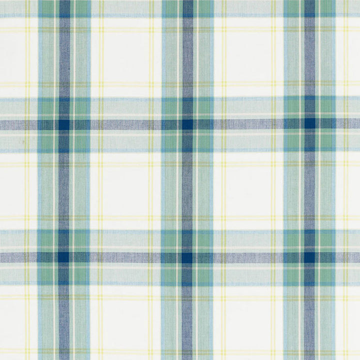 St. Martin Plaid Capri 68071 by Schumacher Fabric CALYPSO PLAIDS & CHECKS COTTON 100% INDIA MARTINDALE 25,000 </p><p>Repeat: Horizontal: 9 1/8" (23CM) and Vertical: 9 1/2" (24CM) 54.25 - Fabric Carolina -